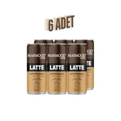 Mahmood Coffee Mocha ve Latte 250 ml Soğuk Kahve Seti - 12 Adet (6 Mocha + 6 Latte)