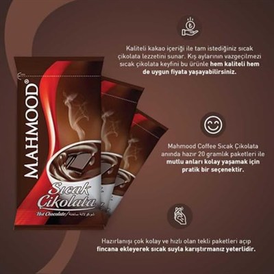 Mahmood Coffee Sıcak Çikolata 20 G X 12 Adet