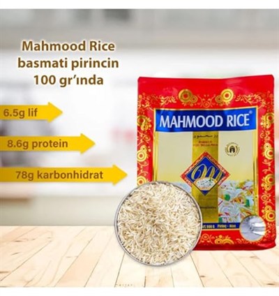 Mahmood Rice 1121 Basmati Pirinç 900 gr