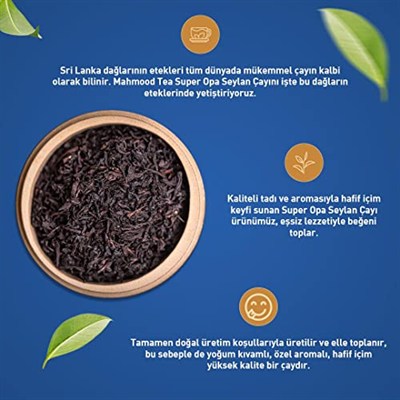 Mahmood Tea Super Opa Seylan Çay 800 Gr