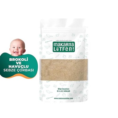makarna lütfen! Brokoli Ve Havuçlu Sebze Çorbası +8 ay, 50 Gr