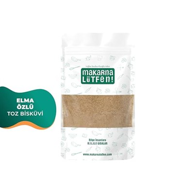 Makarna Lütfen Elma Özlü Toz Bisküvi (90 gram)