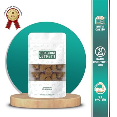 makarna lütfen! Elmalı, Üzümlü ve Cevizli Şeker İlavesiz Kurabiye 105 Gr