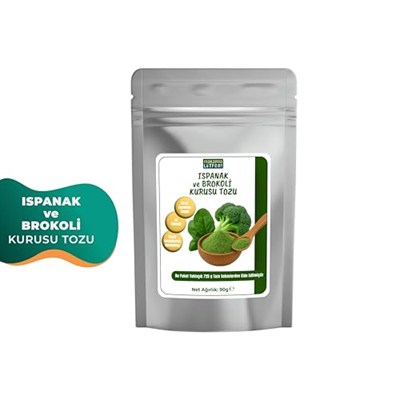 makarna lütfen! Ispanak Ve Brokoli Kurusu Tozu 90 Gr