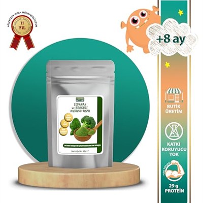 makarna lütfen! Ispanak Ve Brokoli Kurusu Tozu 90 Gr
