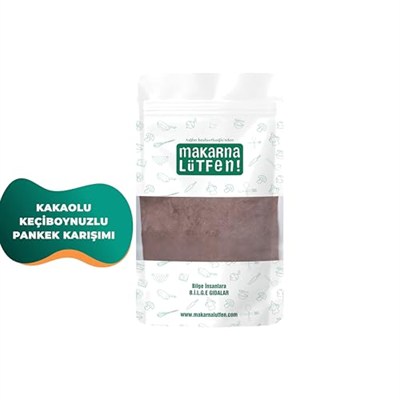 makarna lütfen! Kakaolu Keçiboynuzlu Pankek Karışımı 235 Gr