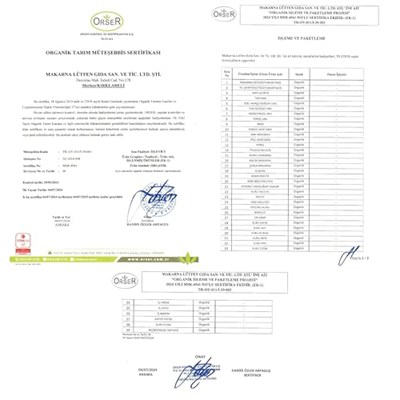 makarna lütfen! Organik Makarna 200 g