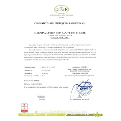 makarna lütfen! Organik Tel Şehriye 200 gram