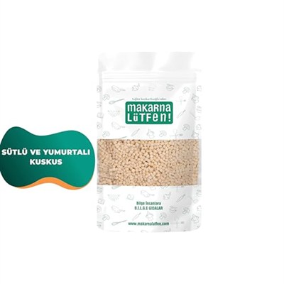makarna lütfen! Sütlü ve Yumurtalı Kuskus +1 yaş, 250 Gr