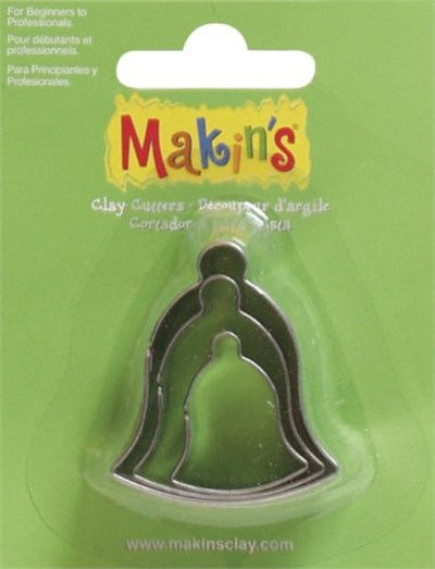 Makin temizlik malzemesi Clay kesiciler 3/Pkg-Bell