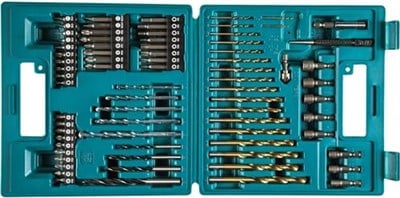 Makita B-49373 delme ve vida-bit, 18 V, Mavi, Set 75 adet