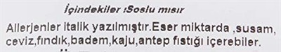 Malatya Pazarı Soslu Misir,500 Gr