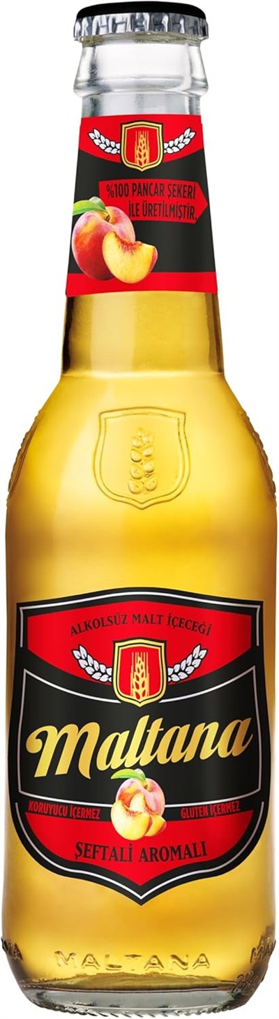 MALTANA Şeftali Aromalı Alkolsüz Malt İçecek 250 ml 3lü paket