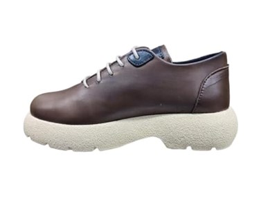 MAMMAMİA D23KA-6170 KALIN TABAN OXFORD DERİ KADIN AYAKKABI