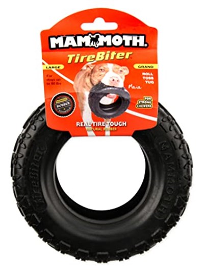 Mamut TireBiterII - Aşırı Çiğneme için Doğal Kauçuk Köpek Oyuncakları - Ekstra Uzun İnteraktif Oyun için Köpek Oyuncakları - Orta - Büyük Köpekler  - Seçenekler: Large 6