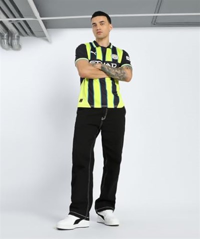 Manchester City Away Erkek Mavi Futbol Forma 77508602