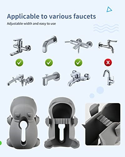 Mandoo Musluk Kapağı Küvet Bebek, Bebek için Banyo Musluk Kılıfı, Çocuklar için Banyo Bataryası Kılıfı, Küvet Musluk Kapağı Küvet Bataryası Kapağı Çocuk Güvenliği, Koruma Bebek Evrensel Banyo Silikon 