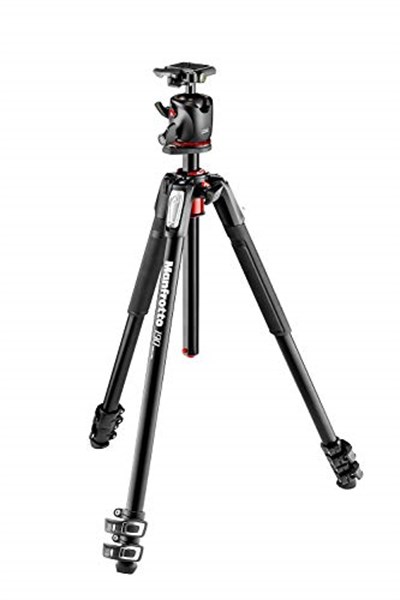 Manfrotto MK190XPRO3-BHQ2 Dijital Film/Kamera Siyah Tripod - Tripod (Dijital/Film Kamerası, 7 kg, 3 Ayak), 171,5 cm, Siyah, Alüminyum) - Seçenekler: Alüminyum 3 Segm Kit Küre Başlı...