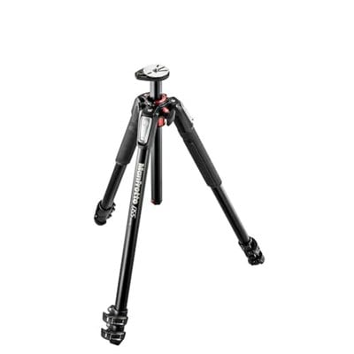Manfrotto MT055XPRO3 055 Alüminyum Tripod (3 Segment Dahil), Siyah