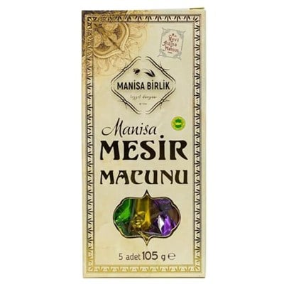 MANİSA BİRLİK Mesir Macunu Glikozsuz 5li Çubuk 105 gr x 5 Paket
