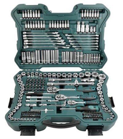Mannesmann M 98430 Profesyonel Lokma Anahtar Takımı, 215 Parça, Plastik Kutu, Metrik