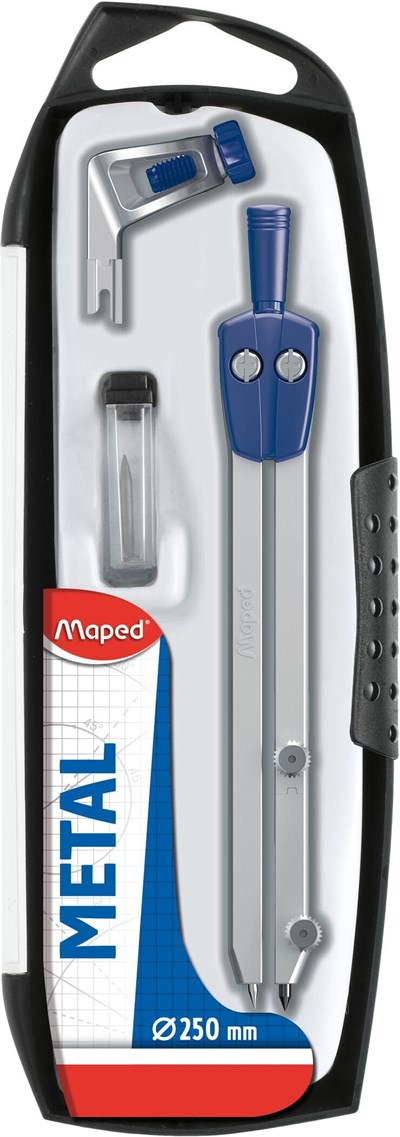 Maped Ofis Ve Kırtasiye 197512 Pergel Seti, Gri, 3lü