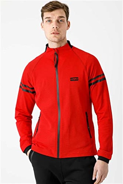 Maraton Sportswear Erkek Dik Yaka Eşofman Üstü