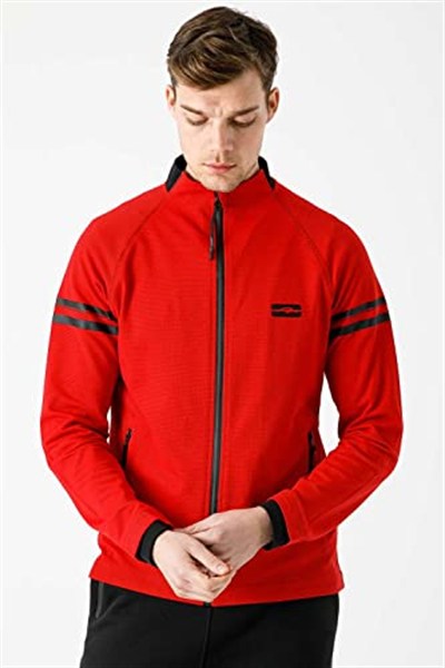 Maraton Sportswear Erkek Dik Yaka Eşofman Üstü