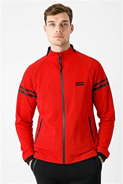 Maraton Sportswear Erkek Dik Yaka Eşofman Üstü