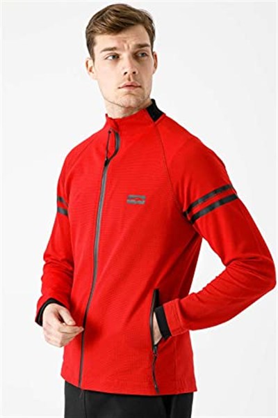 Maraton Sportswear Erkek Dik Yaka Eşofman Üstü