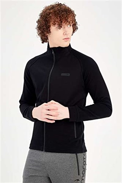 Maraton Sportswear Erkek Dik Yaka Eşofman Üstü