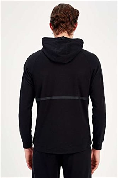 Maraton Sportswear Erkek Kapüşonlu Eşofman Üstü
