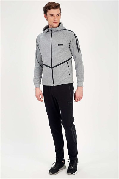 Maraton Sportswear Erkek Kapüşonlu Eşofman Üstü