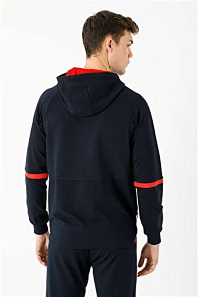 Maraton Sportswear Erkek Kapüşonlu Eşofman Üstü