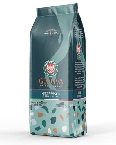 Mare Mosso Espresso Genova Blend (ÇEKİRDEK VEYA ÖĞÜTÜLMÜŞ) Kahve 1 Kg. (Moka Pot Öğütülmüş)
