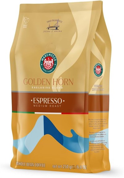 Mare Mosso Espresso Golden Horn Blend Çekirdek Kahve 250 Gr. Espresso Öğütülmüş