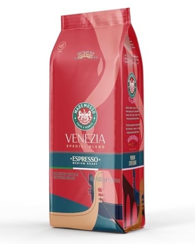 Mare Mosso Espresso Venezia Blend (ÇEKİRDEK VEYA ÖĞÜTÜLMÜŞ) Kahve 1 Kg. (Öğütülmüş Ev Tipi Espresso)