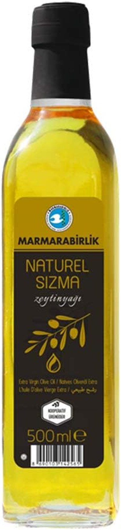 Marmarabirlik 500 Ml Cam Sızma Zeytinyağı