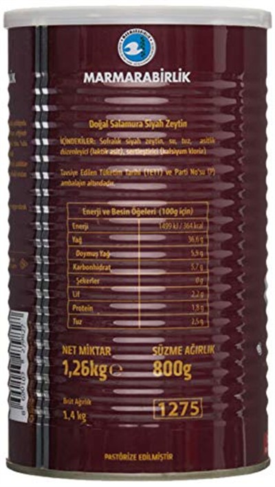 Marmarabirlik 800 Gr Teneke Gold(M)