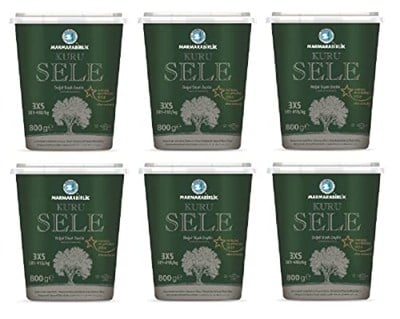 Marmarabirlik Kuru Sele Siyah Zeytin Pet (6 x 800 gr)
