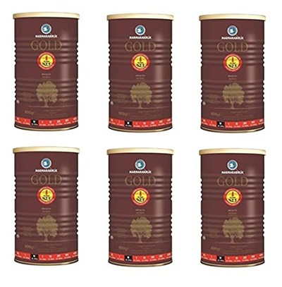 Marmarabirlik Salamura Siyah Zeytin Teneke Gold (M) 800 Gr - 6lı