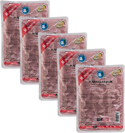Marmarabirlik Süper M Siyah Zeytin 261-290 Vakumlu 500 gr x 5 Adet