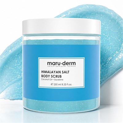 Maruderm Himalaya Tuzu Vücut Peelingi Squalane Hindistan Cevizi Yağı 250 ml