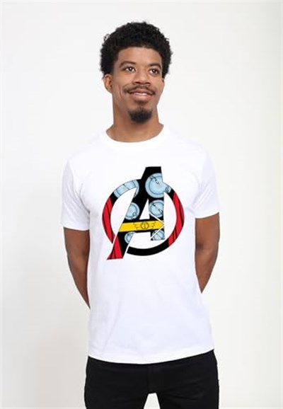 Marvel Avenger Thor Costume Bisiklet Yaka T-Shirt Tişört Erkek