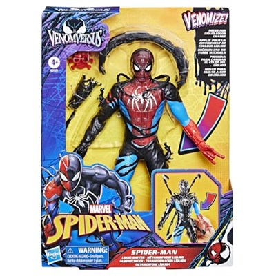 Marvel Spider-Man VenomVersus Spider-Man Liquid Shifter Aksesuarlı Aksiyon Figürü