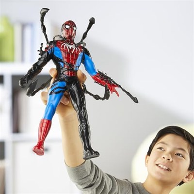 Marvel Spider-Man VenomVersus Spider-Man Liquid Shifter Aksesuarlı Aksiyon Figürü