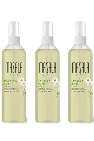 Masala Papatya Suyu 125 ml - Chamomile Floral Water x 3 Adet