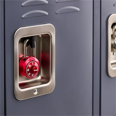 Master Lock 1530T Soyunma Kilidi Kombinasyon Asma Kilit, 2 Adet (1li Paket) Renkler Değişebilir