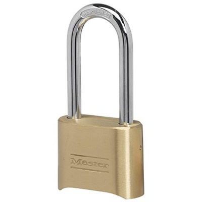 Master Lock 175LH Şifreli Asma Kilit, Pirinç Kaplama, 5.4 cm Askı, Kendi Şifrenizi Belirleyin