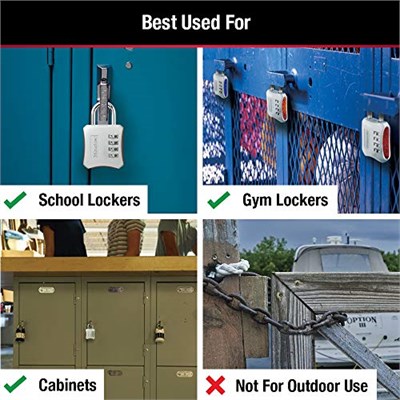 Master Lock 653D 2 in. kombinasyon asma kilit, 653D